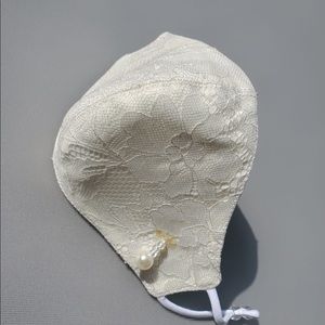 Lace face cover mask